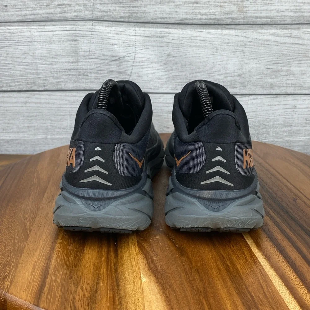 Hoka One One Clifton 8 Anthracite Copper Running Shoe Women’s Sneaker Size 8
